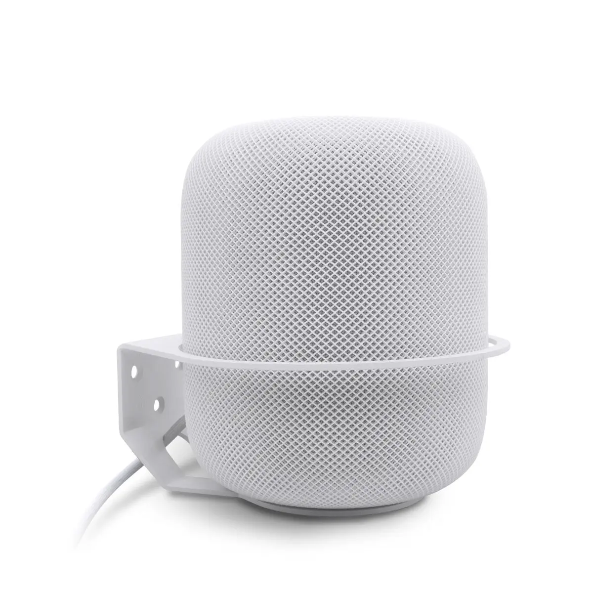 ALLICAVER White Metal Wall Mount Compatible with Apple HomePod 2nd Gen | Heavy Gauge Steel, Easy Install - main product image