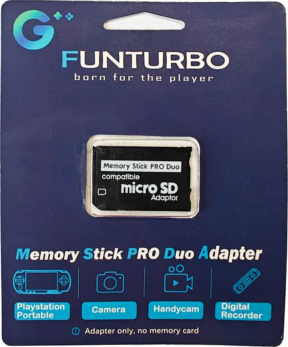 Funturbo Micro SD to Memory Stick PRO Duo Adapter for PSP, Camera, Handycam | Supports up to 128GB Cards - view 8