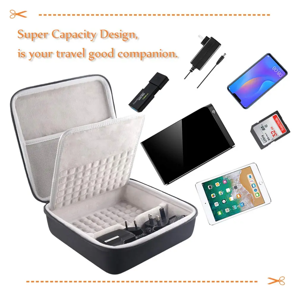 BOVKE Hard Drive Case for Seagate Backup Plus Hub 3.5 Inch HDD | Shockproof EVA Carrying Case with Lanyard - view 5