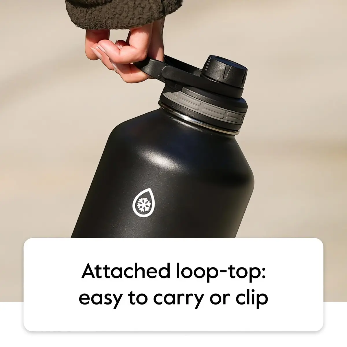 ThermoFlask 40 oz Water Bottle | 1180ml (40 fl oz) Insulated Stainless Steel with Chug & Straw Lids | Keeps Drinks Cold 24 hr, Hot 12 hr - view 7