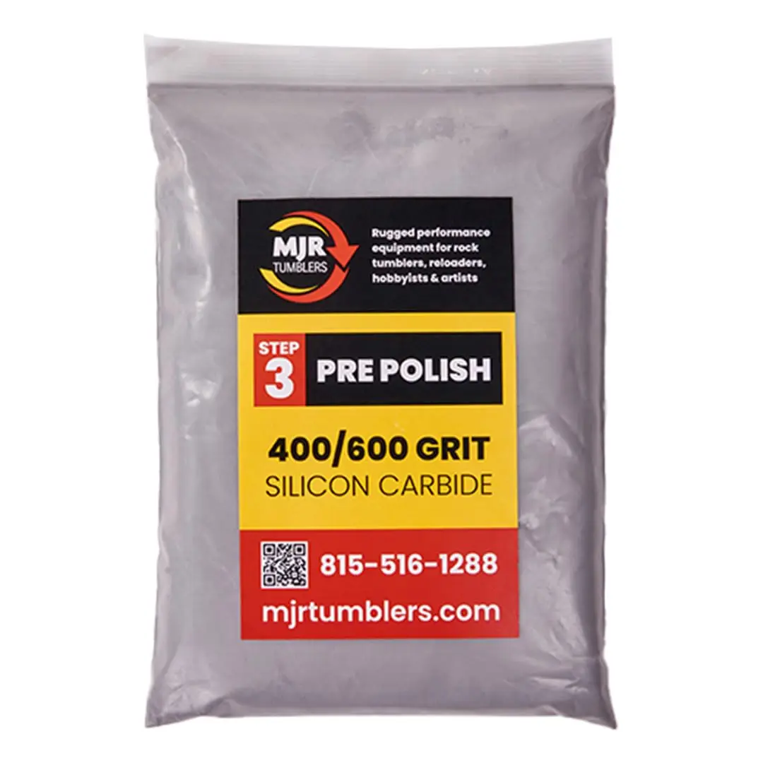 MJR Tumblers Refill Grit Kit 50lb | Extreme 12,000 Grit Aluminum Oxide Polish for Rock Tumblers - view 9