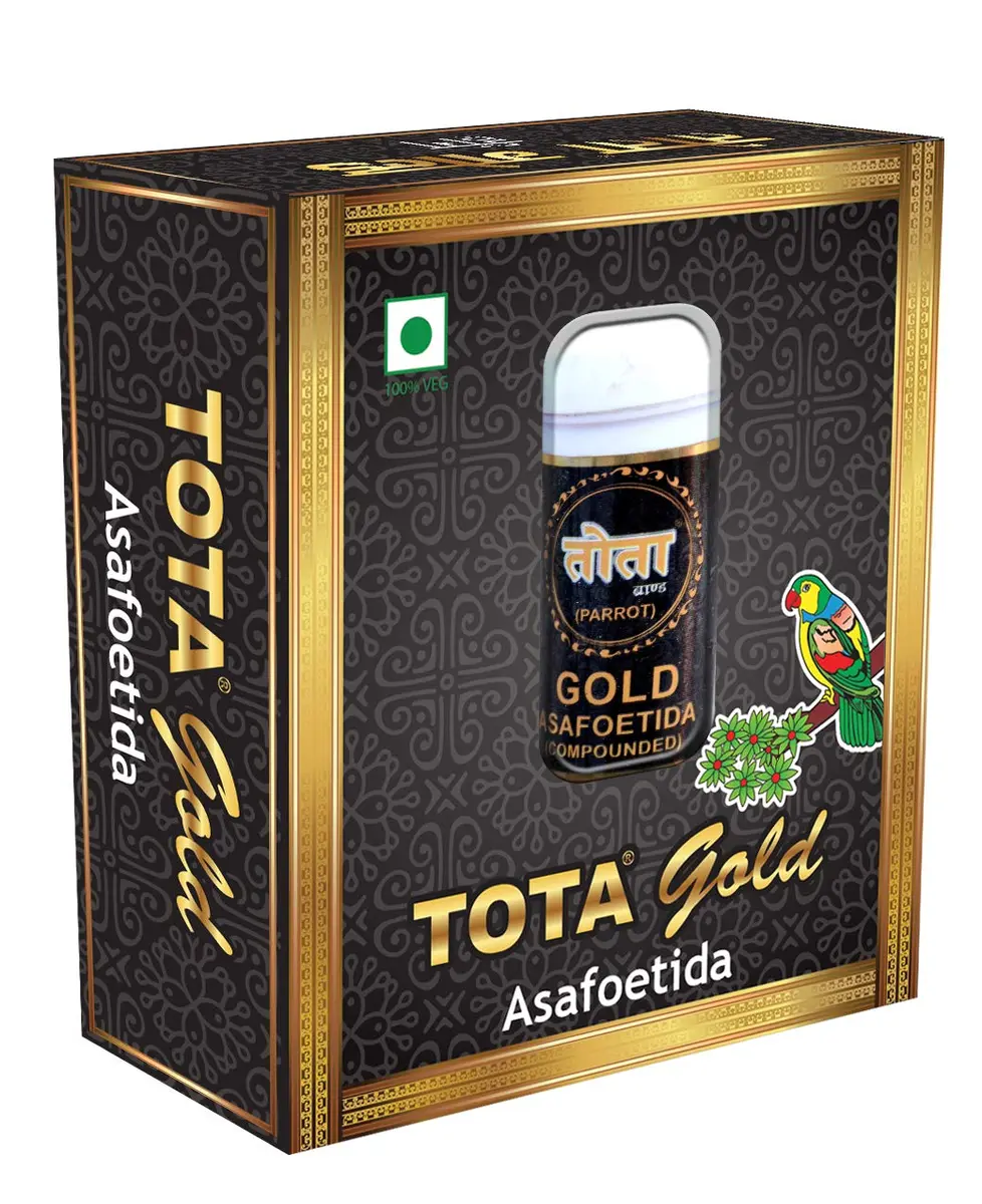 Tota Gold Pure Asafoetida Granules 7g (0.25oz) | Authentic Indian Hing for Garlic & Onion Substitute - main product image