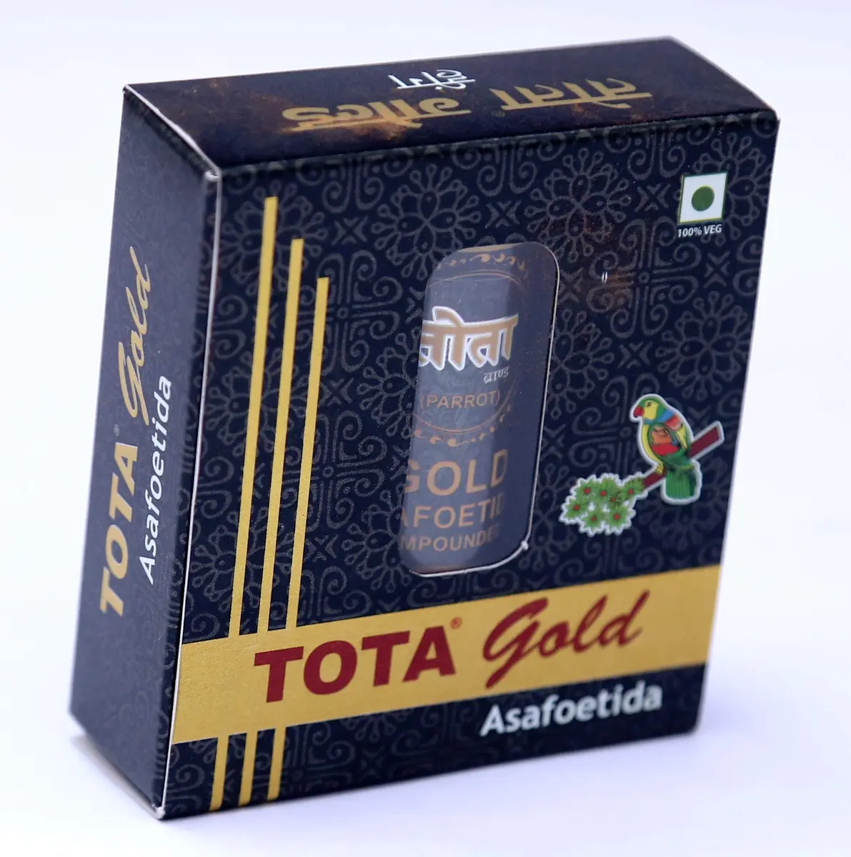 Tota Gold Pure Asafoetida Granules 7g (0.25oz) | Authentic Indian Hing for Garlic & Onion Substitute - view 4
