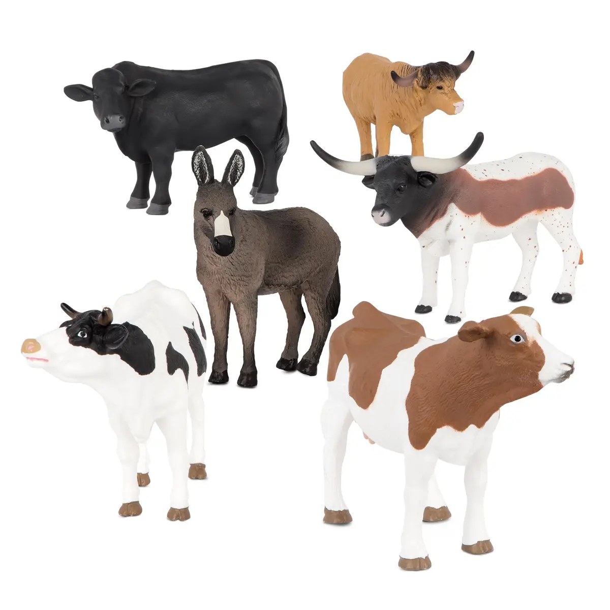 Terra by Battat Farm Animal Toy Set, 6 Realistic Figurines, Farm Animal Set | Educational & Durable Miniature Farm Animals - view 5