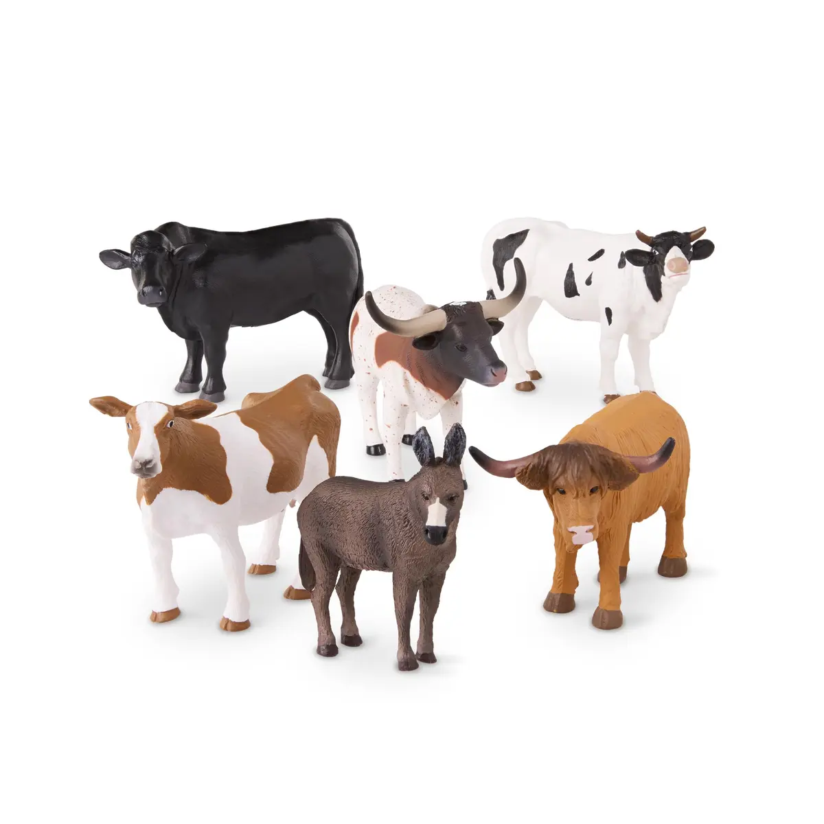 Terra by Battat Farm Animal Toy Set, 6 Realistic Figurines, Farm Animal Set | Educational & Durable Miniature Farm Animals - view 6