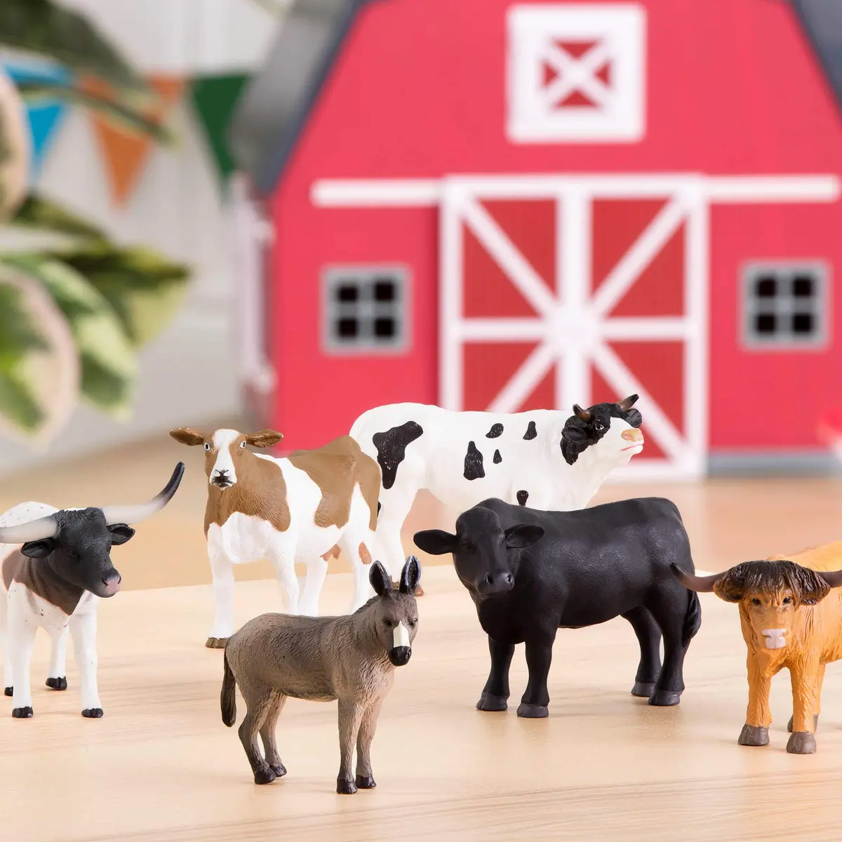 Terra by Battat Farm Animal Toy Set, 6 Realistic Figurines, Farm Animal Set | Educational & Durable Miniature Farm Animals - view 2
