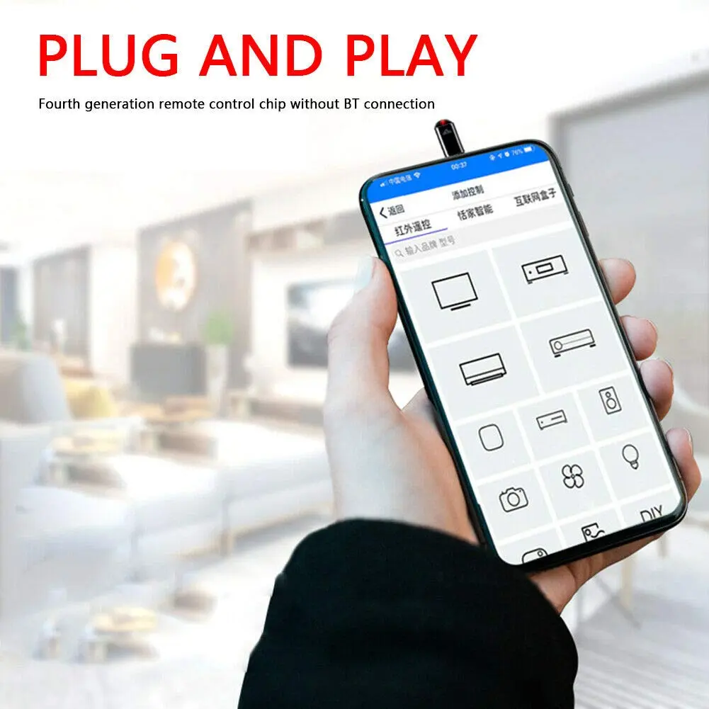 Tuanzi R09 Mini Smartphone IR Remote Controller Adapter for iOS & Android Type-C | 10m Range - view 5