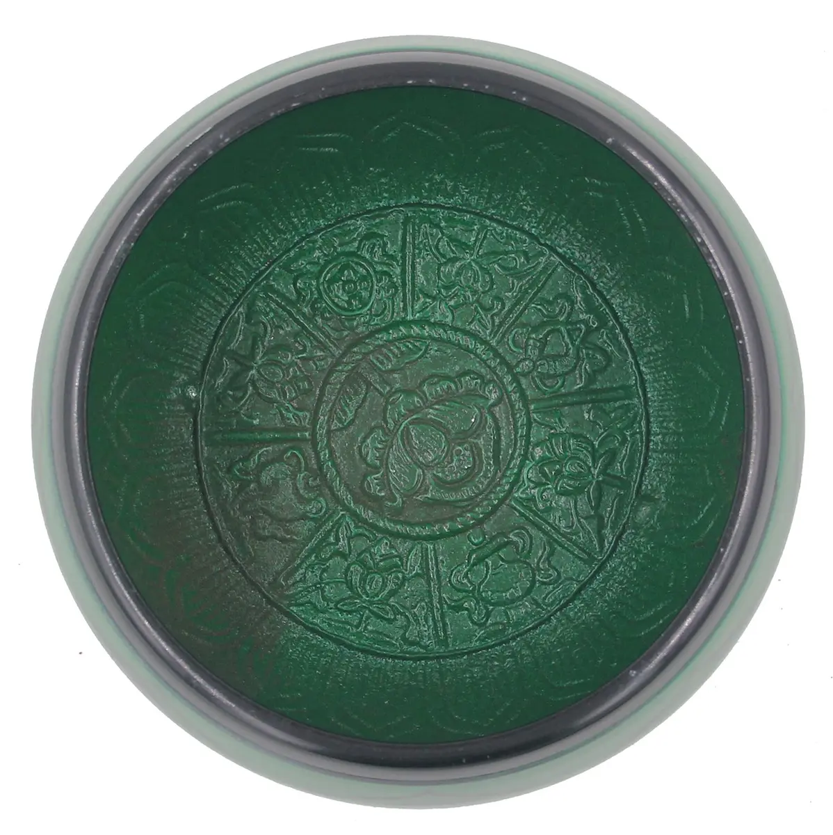 DharmaObjects Yoga Meditation Singing Bowl 6" with Lucky Symbols | Deep Relaxation & Chakra Balance (100-120 chars) - view 3