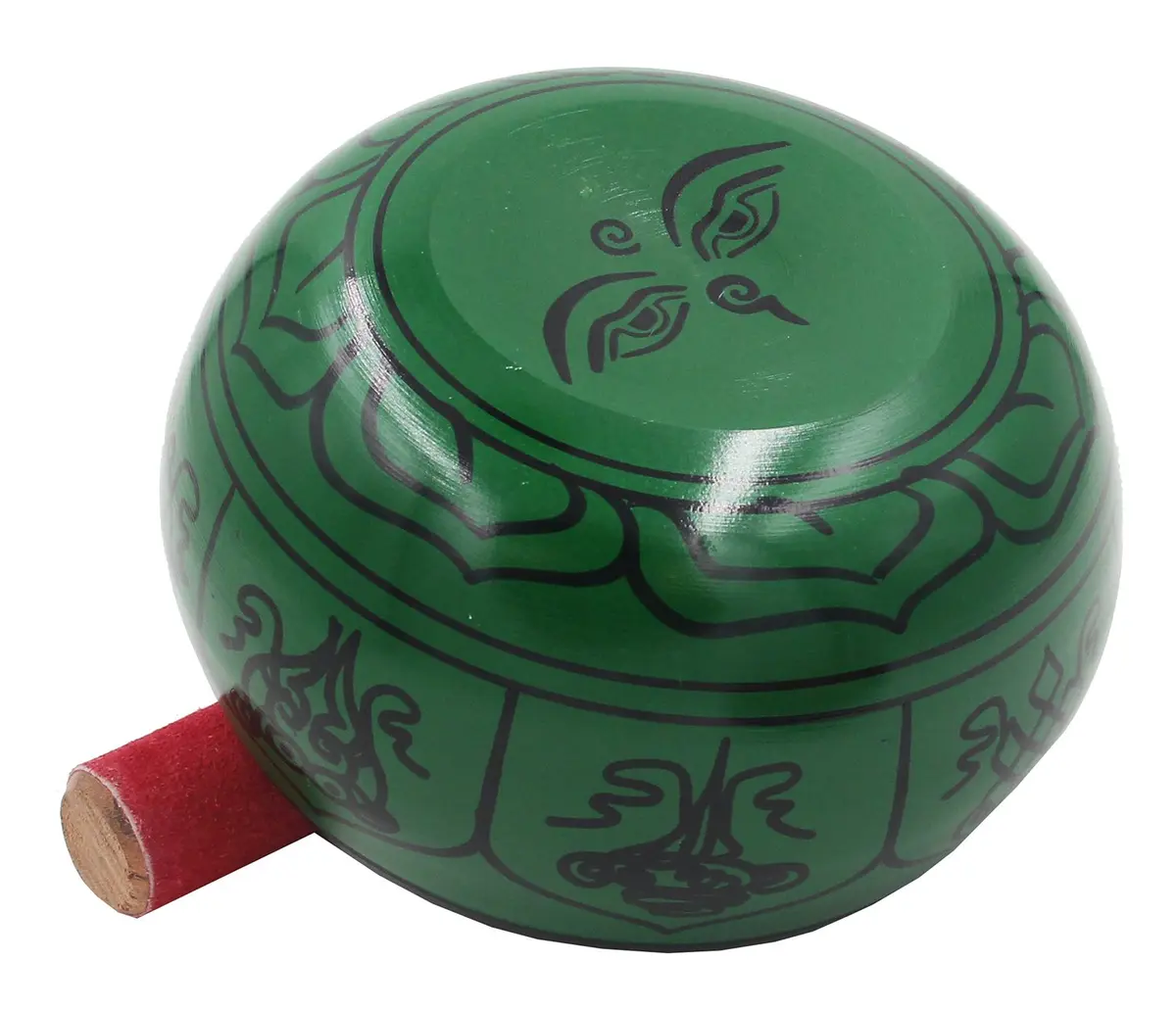DharmaObjects Yoga Meditation Singing Bowl 6" with Lucky Symbols | Deep Relaxation & Chakra Balance (100-120 chars) - view 4