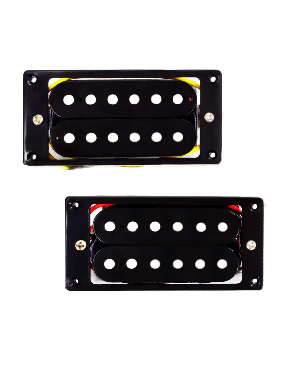 Metallor Double Coil Humbucker Pickup Set for Electric Guitar | Black Ceramic Magnet, 15.05K/15.3K DC Resistance - main product image
