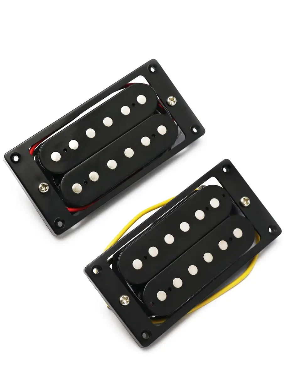 Metallor Double Coil Humbucker Pickup Set for Electric Guitar | Black Ceramic Magnet, 15.05K/15.3K DC Resistance - view 3