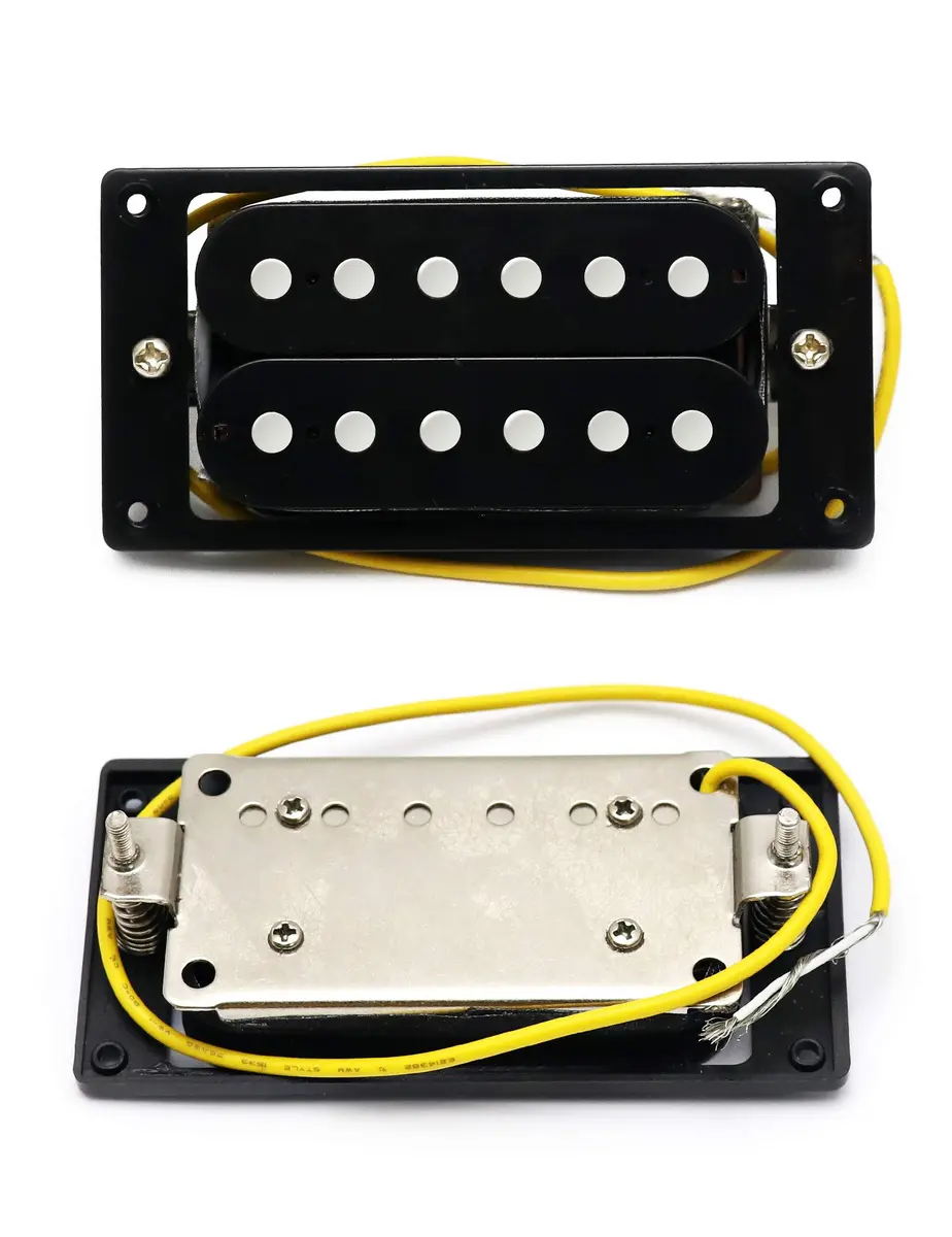 Metallor Double Coil Humbucker Pickup Set for Electric Guitar | Black Ceramic Magnet, 15.05K/15.3K DC Resistance - view 4