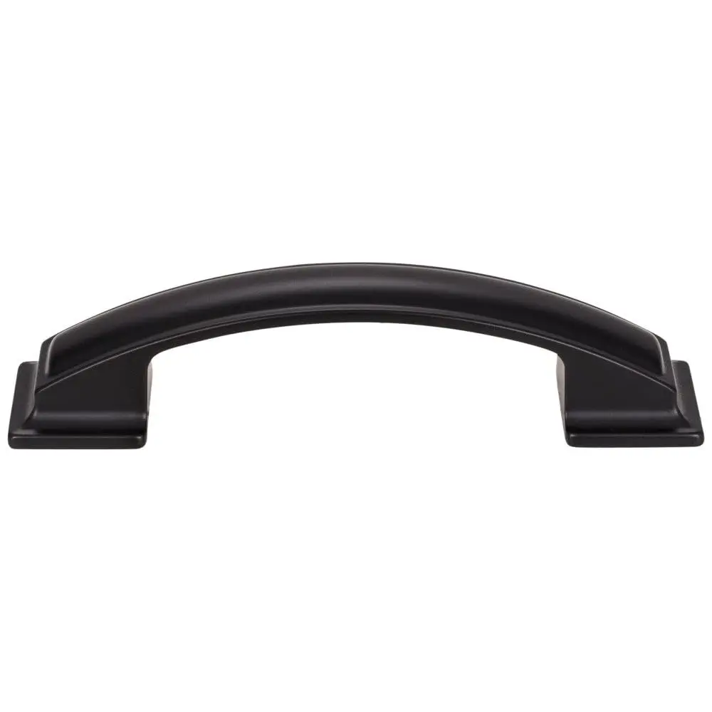 Jeffrey Alexander Annadale 96 mm Center-to-Center Bar Pull, Matte Black 435-96MB | Bold Handle for Cabinets & Furniture - view 2