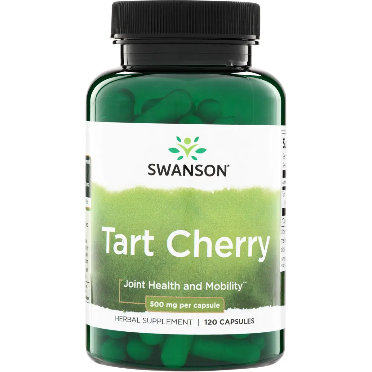 Swanson Tart Cherry Joint Health Support 500 mg 120 Capsules | Supports Joint Integrity, Movement and Flexibility - main product image