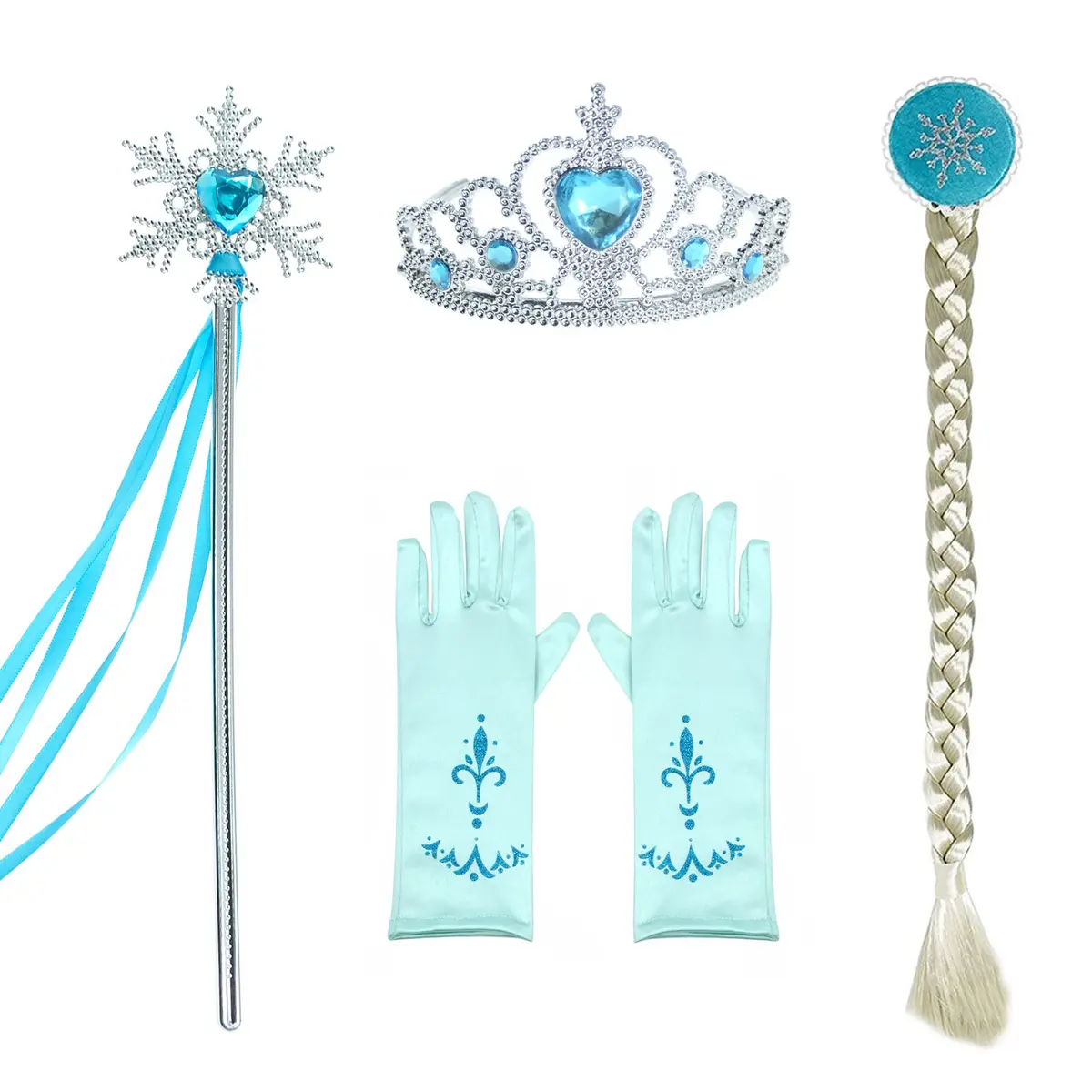 Party Chili Princess Costume Dress Up for Girls 8-9 Years | Princess Dress with Accessories - view 2