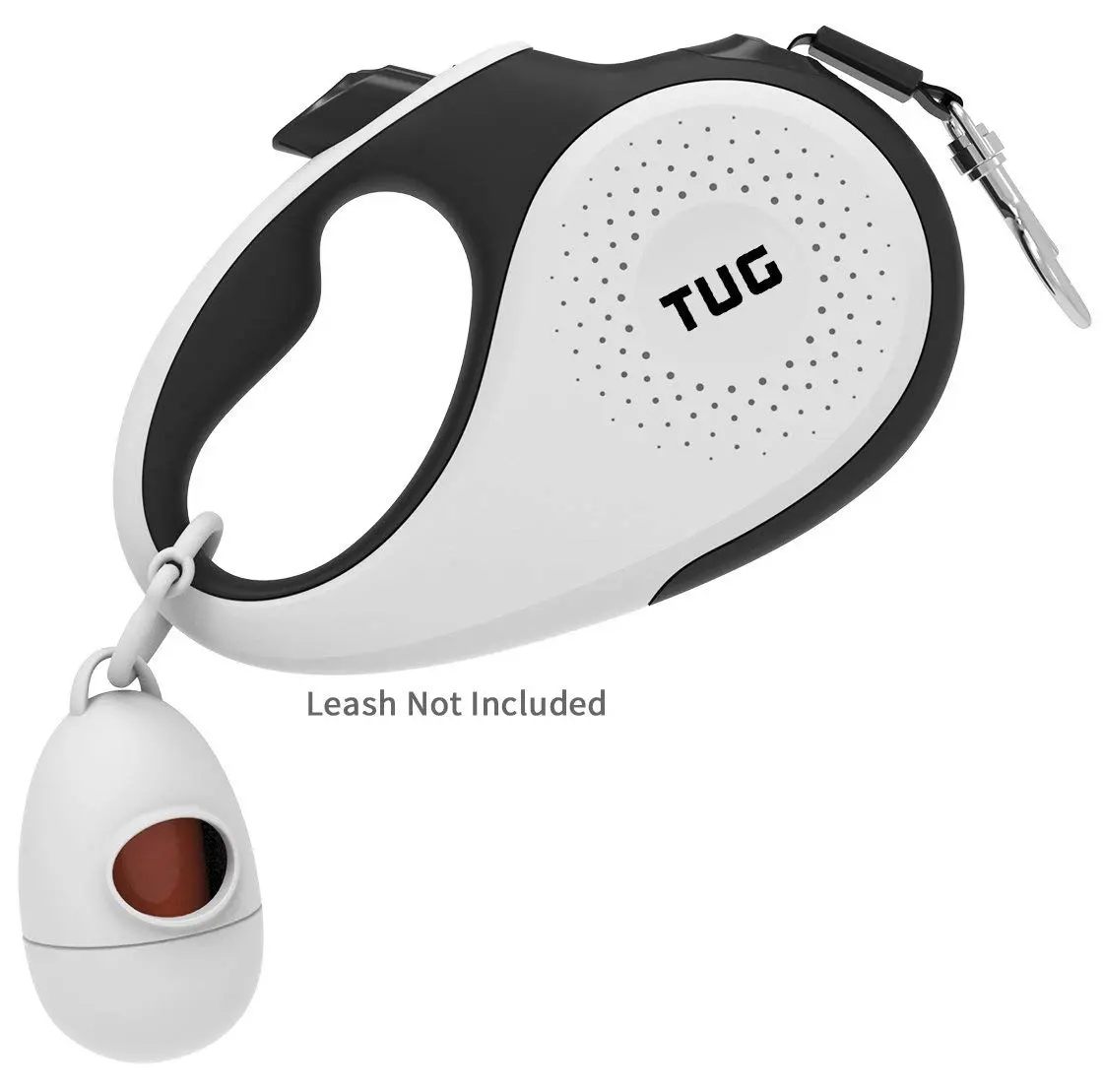 TUG Dog Waste Bag Dispenser with Dog Poop Bags, 15 Bags Per Roll, White | Leak Proof & Eco-Friendly - view 3