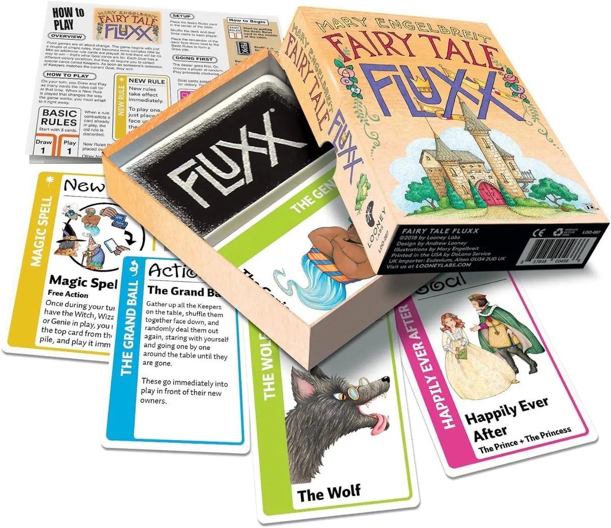Looney Labs Fairy Tale Fluxx Card Game of Ever-Changing Rules | Fairy Tale Theme, 100 Cards, Family Fun - view 4