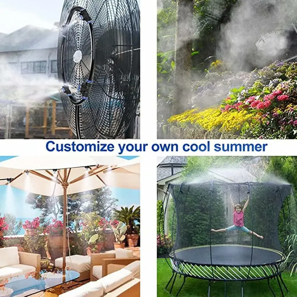 LANDGARDEN Misting Cooling System 10m (33ft) with Brass Nozzles | Cools Patios & Gardens - view 4