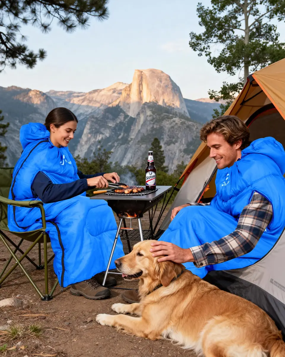 Sportneer Wearable Sleeping Bag for Adults & Kids | Waterproof to 32°F, Compact & Warm for Camping, Stadiums, Travel, Backpacking & Car Use - view 2