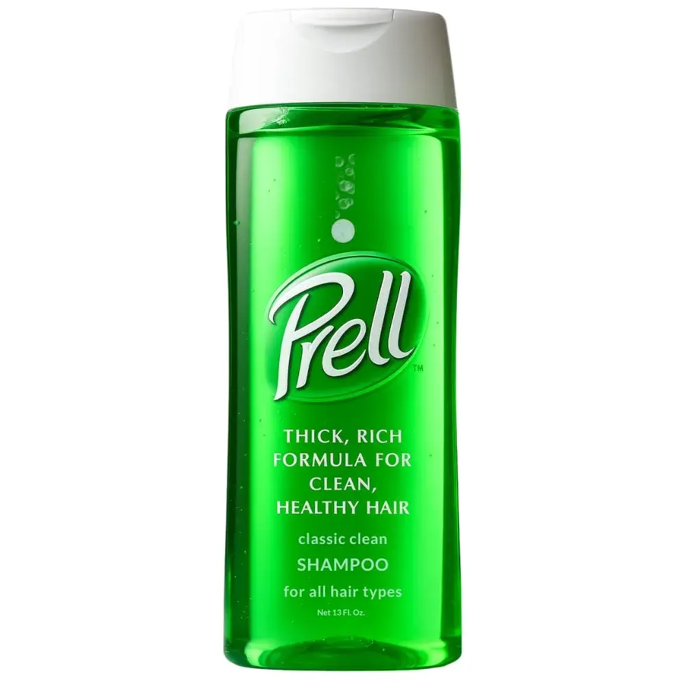 Prell Classic Clean Shampoo, Leaves Hair Healthy, Shiny and Full of Texture without Causing Dryness, Alcohol Free, 13.5 Fl Oz (Pack of 6) | Deep Cleansing Shampoo - main product image