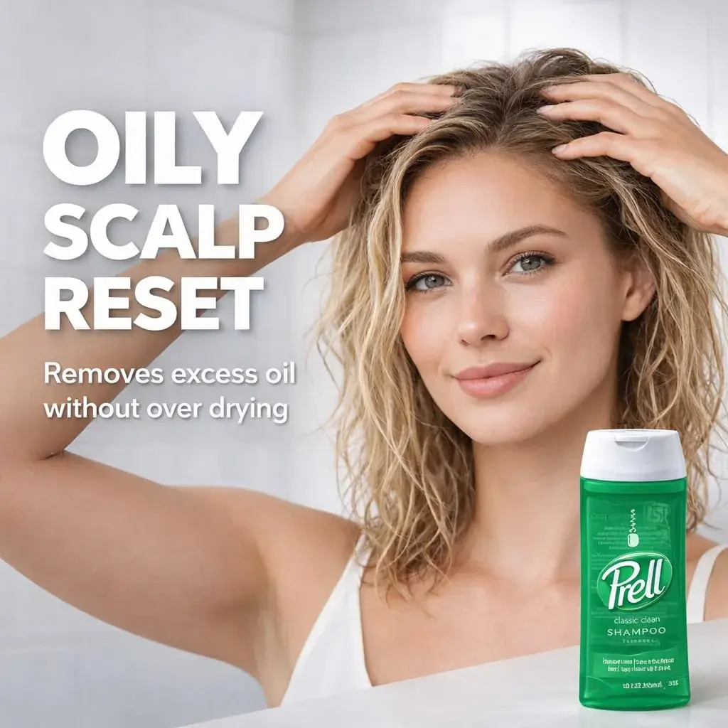 Prell Classic Clean Shampoo, Leaves Hair Healthy, Shiny and Full of Texture without Causing Dryness, Alcohol Free, 13.5 Fl Oz (Pack of 6) | Deep Cleansing Shampoo - view 3