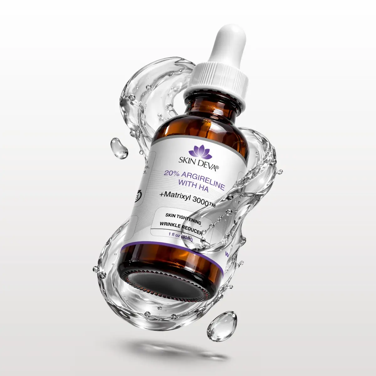 SKIN DEVA 20% Argireline Serum with Matrixyl 3000 & Hyaluronic Acid for Face | Deep Wrinkle Reducer, Anti-Aging, Skin Toning, Collagen Boost, 1 Fl Oz - view 8