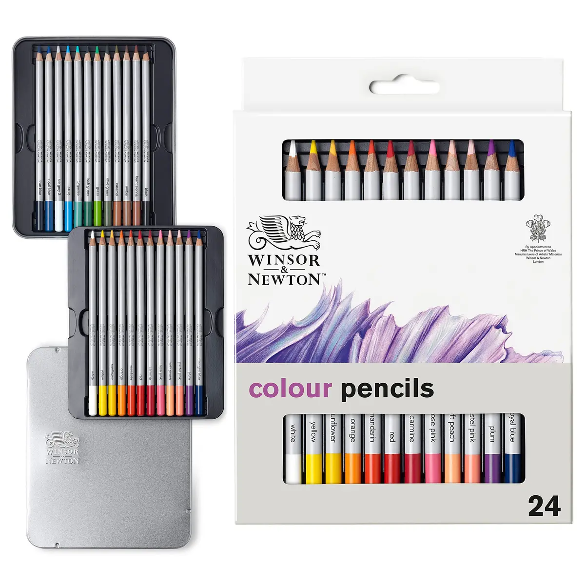 Winsor & Newton Studio Collection, Color Pencils, Set of 24 | Rich, Smooth, Vibrant Art Pencils for Drawing & Shading - main product image