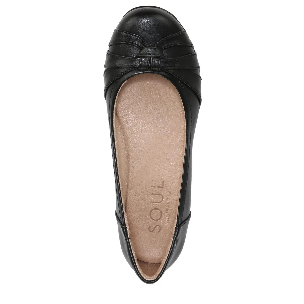 Naturalizer Soul Women's Gift Ballet Flat Black 9 M | Versatile, Cushioned Slip-On Flat - view 5