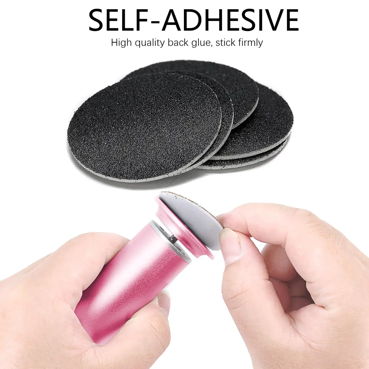 AONOLOVO 60PCS Replaceable Sandpaper Discs 180 Grit | Durable Foot File Refills for Callus Removal - view 3