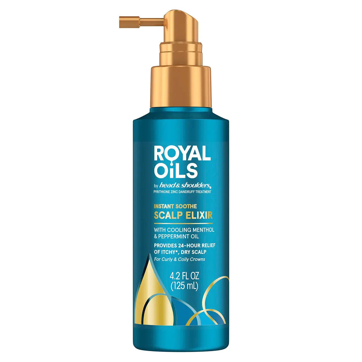 Head & Shoulders Royal Oils Instant Soothe Scalp Elixir 4.2 fl oz | No-Rinse Relief for Textured Hair - view 8