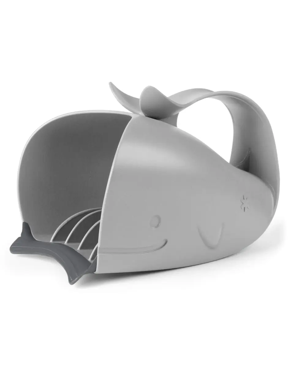 Skip Hop MOBY Tear-Free Bath Rinse Cup with Waterfall Spout, Grey | 710ml (24 Fl Oz) Capacity - view 6