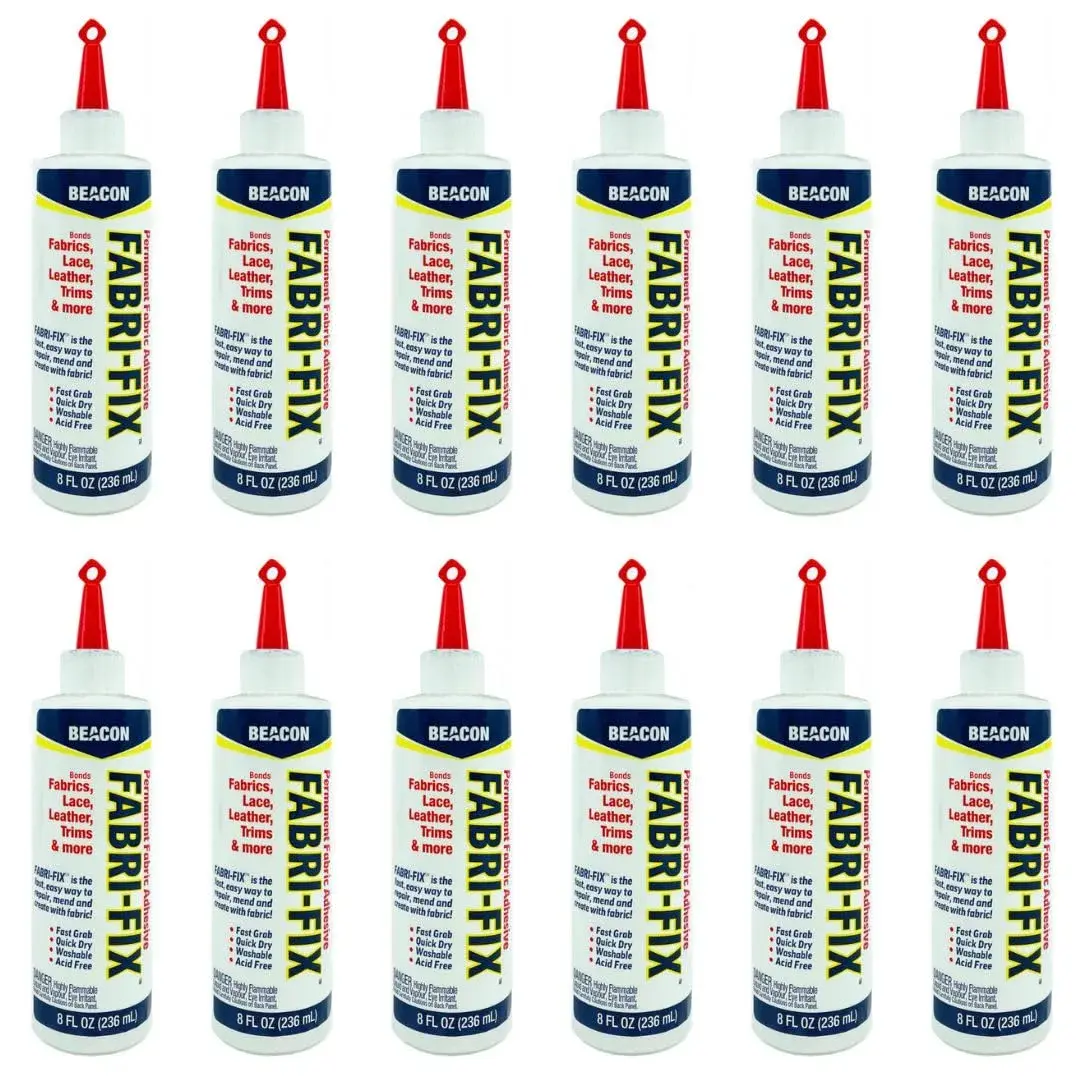 Beacon Fabri-Fix Bonding Solution 236ml (8 Fl Oz) | Fast Grab & Quick Dry Fabric Adhesive - main product image