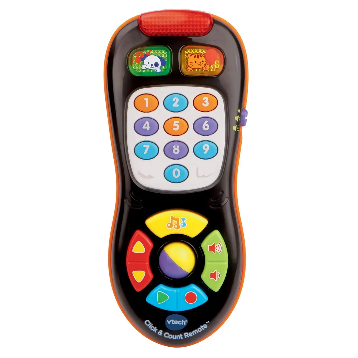 VTech Click and Count Remote, Black | Educational Baby & Toddler Toy for 6-36 Months - main product image