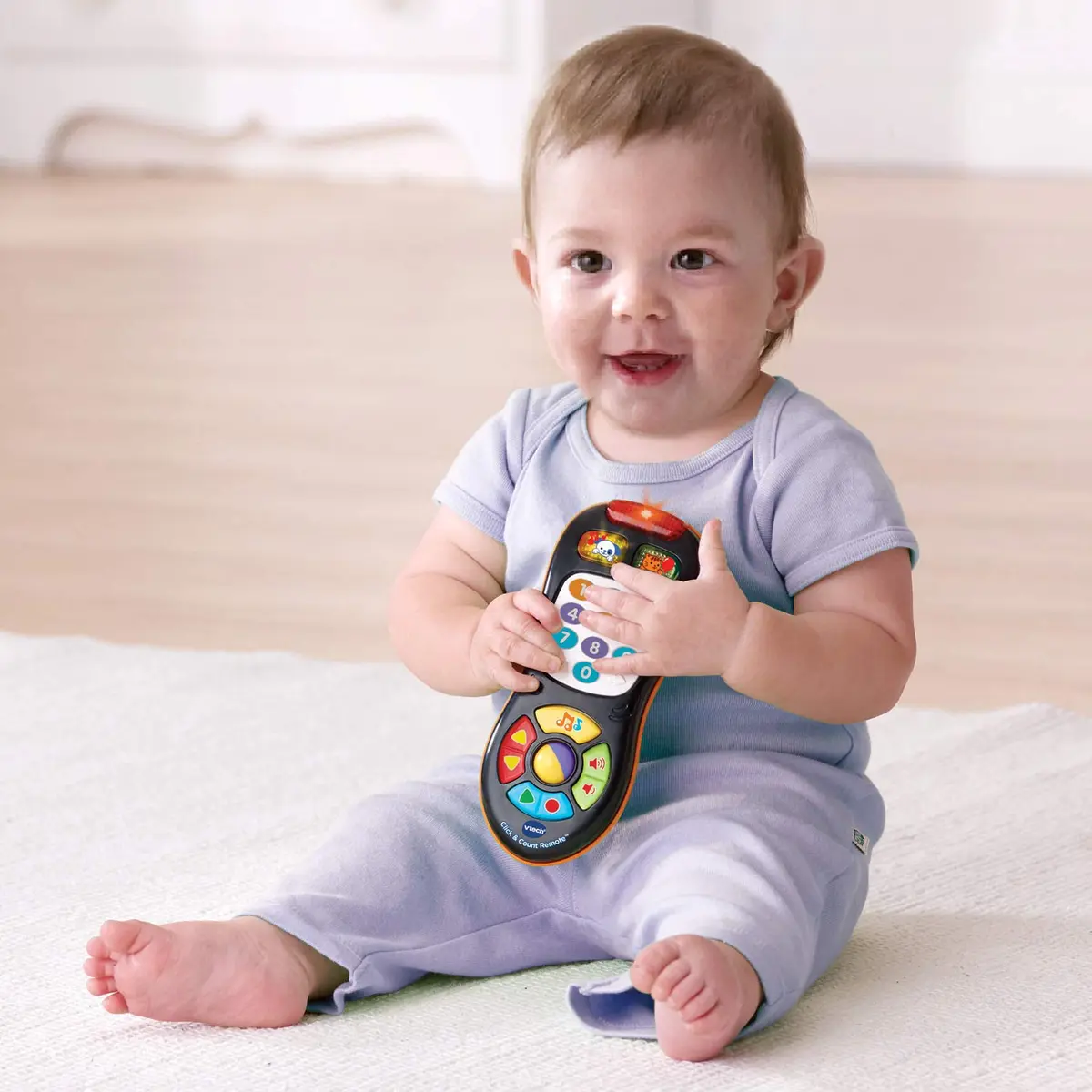 VTech Click and Count Remote, Black | Educational Baby & Toddler Toy for 6-36 Months - view 2
