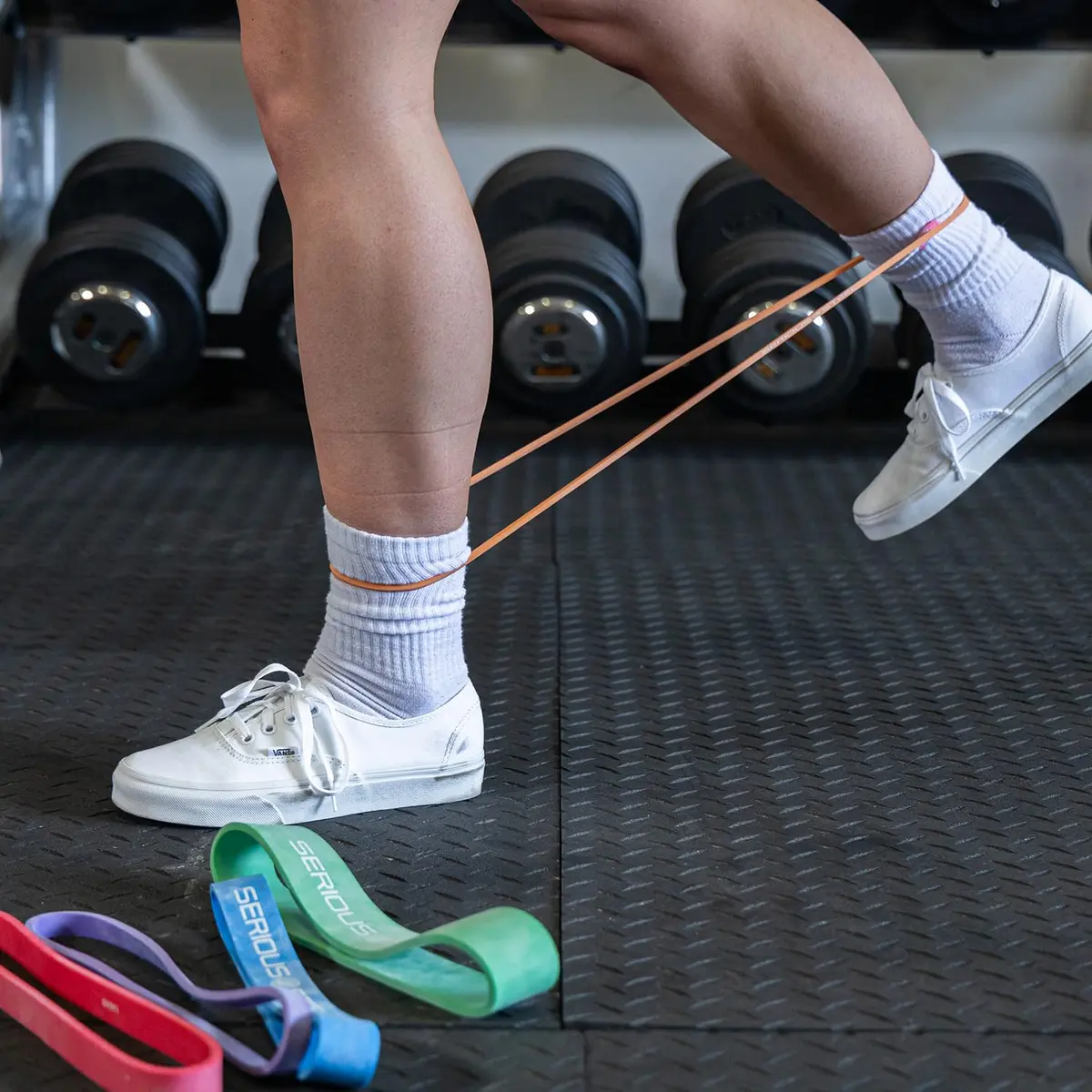 Serious Steel Fitness 12 inch Resistance Bands #0 Orange | Hip & Glute Activation, Warm-Ups - view 6