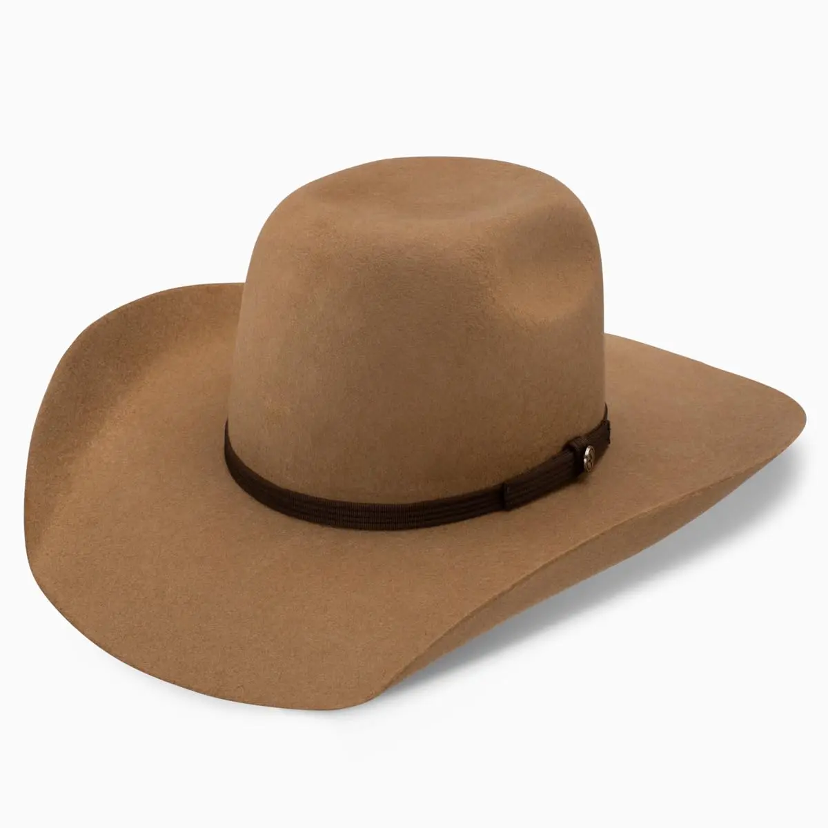 RESISTOL Men's Hooey by Day Money 4X Cowboy Hat Pecan 7 1/8 | Rugged Wool Rodeo Headwear - main product image
