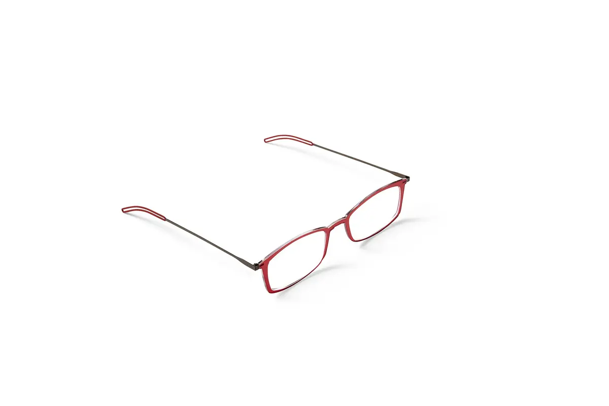ThinOptics Unisex Adult Glasses Reading, Regular Case / Rectangle Red, 1.50 US | Ultra-light, durable corrective eyewear - view 9
