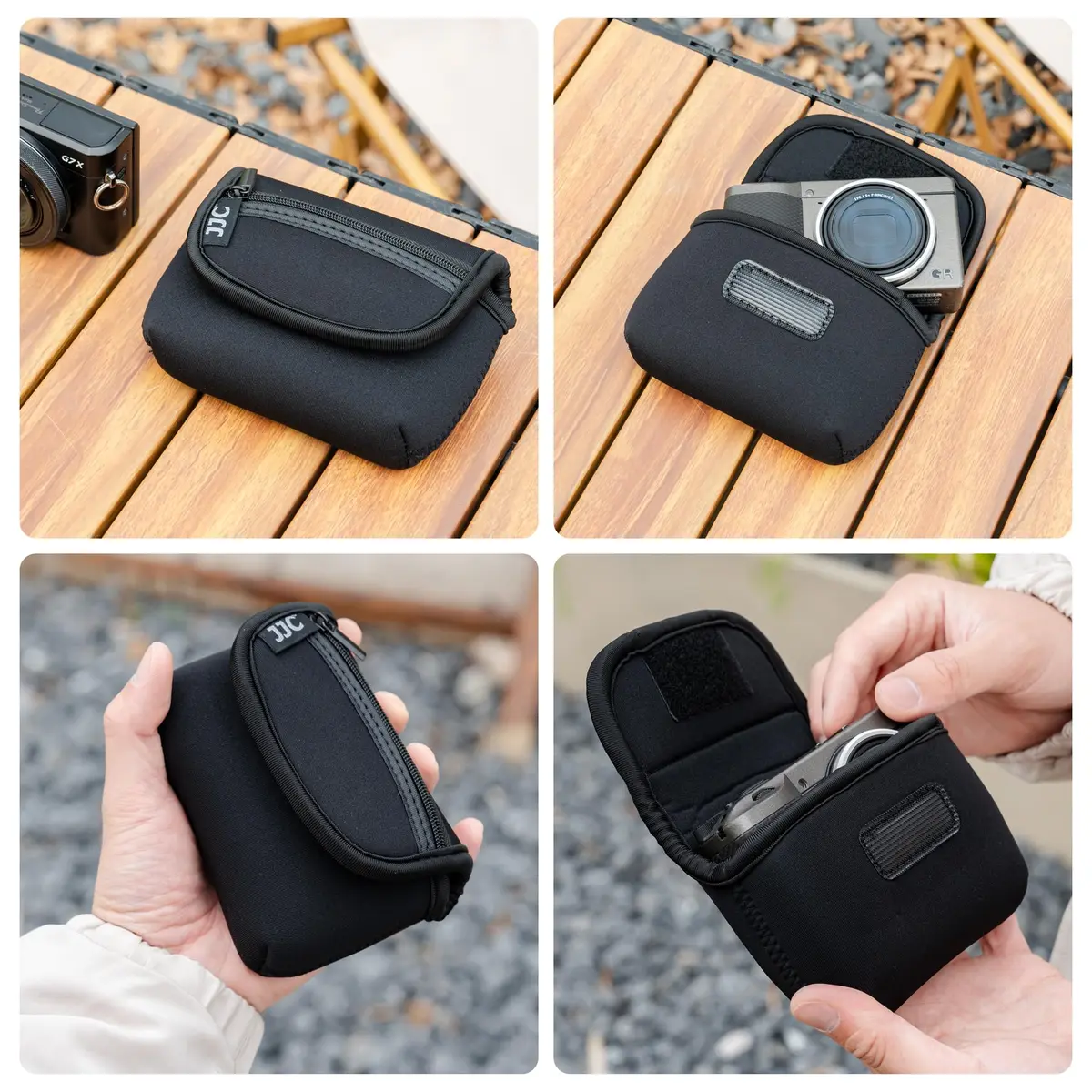 JJC Compact Camera RX100 VII Case Pouch for Sony RX100 VII & More | Impact-Resistant Neoprene (70-120 chars) - view 6