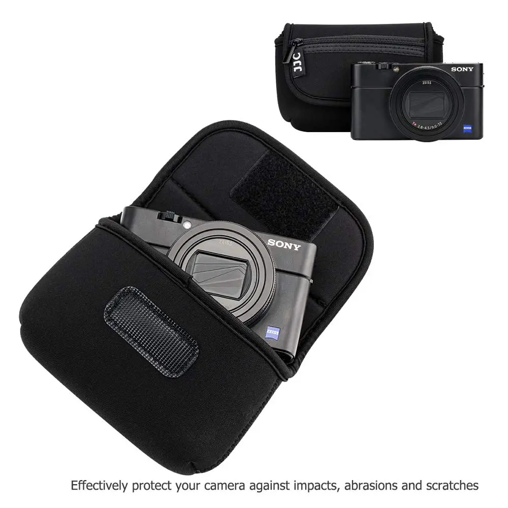 JJC Compact Camera RX100 VII Case Pouch for Sony RX100 VII & More | Impact-Resistant Neoprene (70-120 chars) - view 8