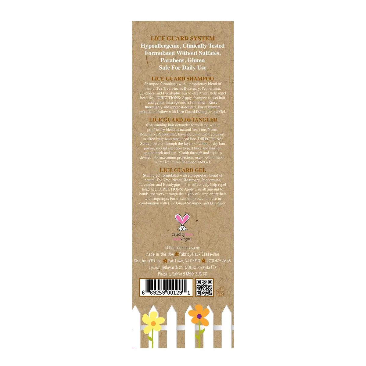 Little Green Kids Lice Repel System, Complete Kit | Natural Tea Tree & Neem Formula, Safe for Kids - view 8