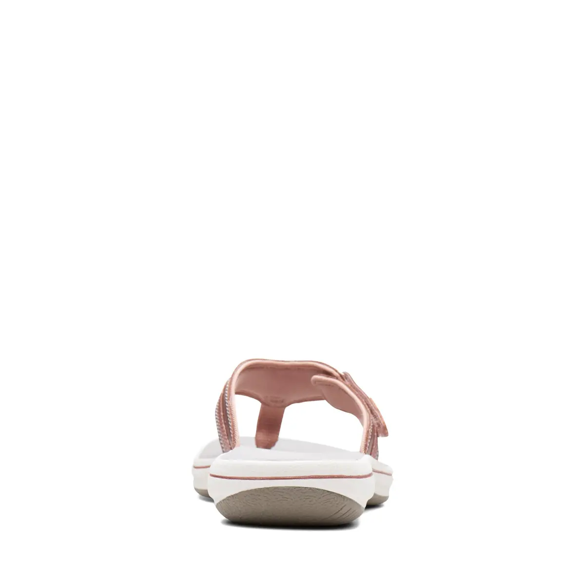 Clarks Breeze Sea Flip-Flop 11 | Rose Gold Synthetic, Casual Comfort, Heel 30mm - view 8