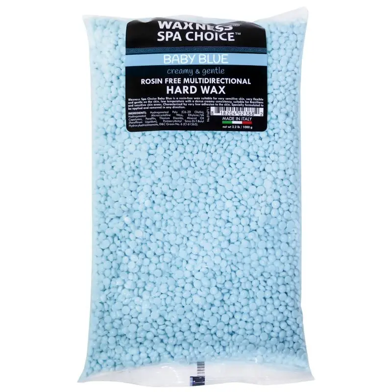 Waxness Spa Choice Rosin Free Multidirectional Baby Blue 1kg | Sensitive Skin Friendly (120 chars) - view 2