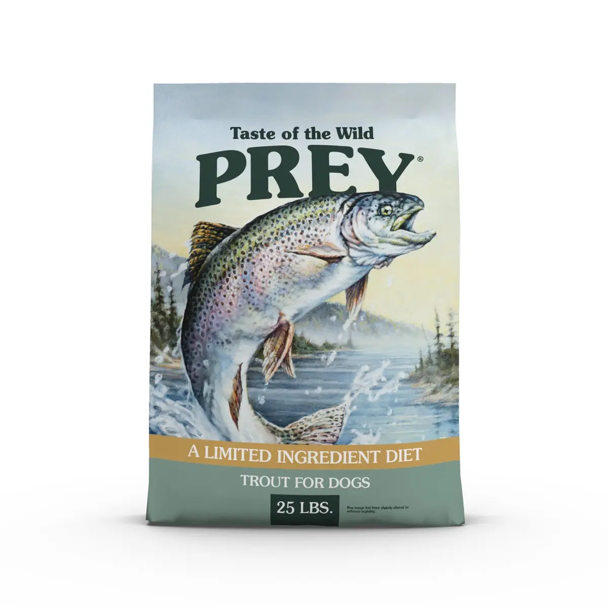 Taste of the Wild Prey Trout Puppy, Adult & Senior Dry Dog Food 25lb | Limited Ingredient, Real Trout First - main product image