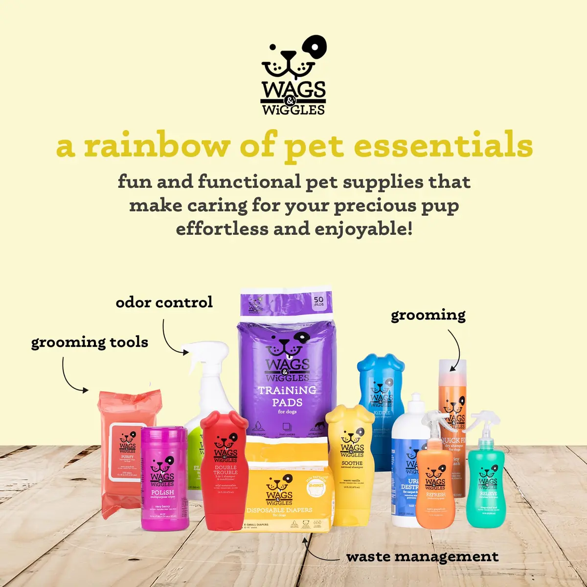Wags & Wiggles Soothe Oatmeal Dog Shampoo, 16 Oz | Gentle, pH-Balanced for Sensitive Skin - view 7