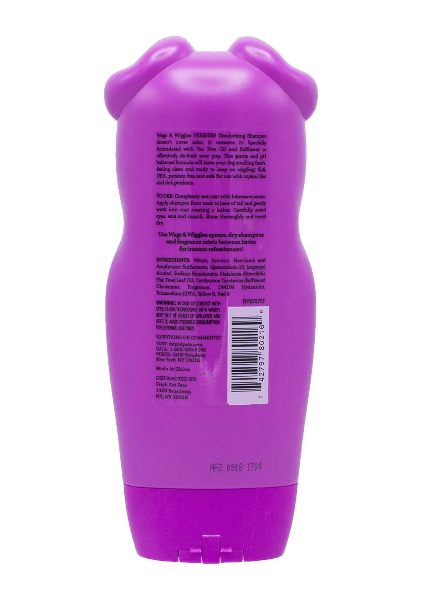 Wags & Wiggles Freshen Deodorizing Dog Shampoo Very Berry 473ml (16 Fl Oz) | pH-Balanced Formula for All Breeds - view 6