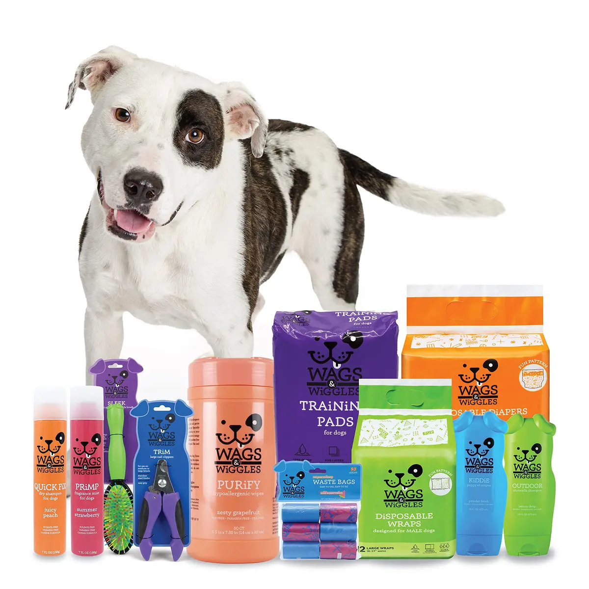 Wags & Wiggles Freshen Deodorizing Dog Shampoo Very Berry 473ml (16 Fl Oz) | pH-Balanced Formula for All Breeds - view 3