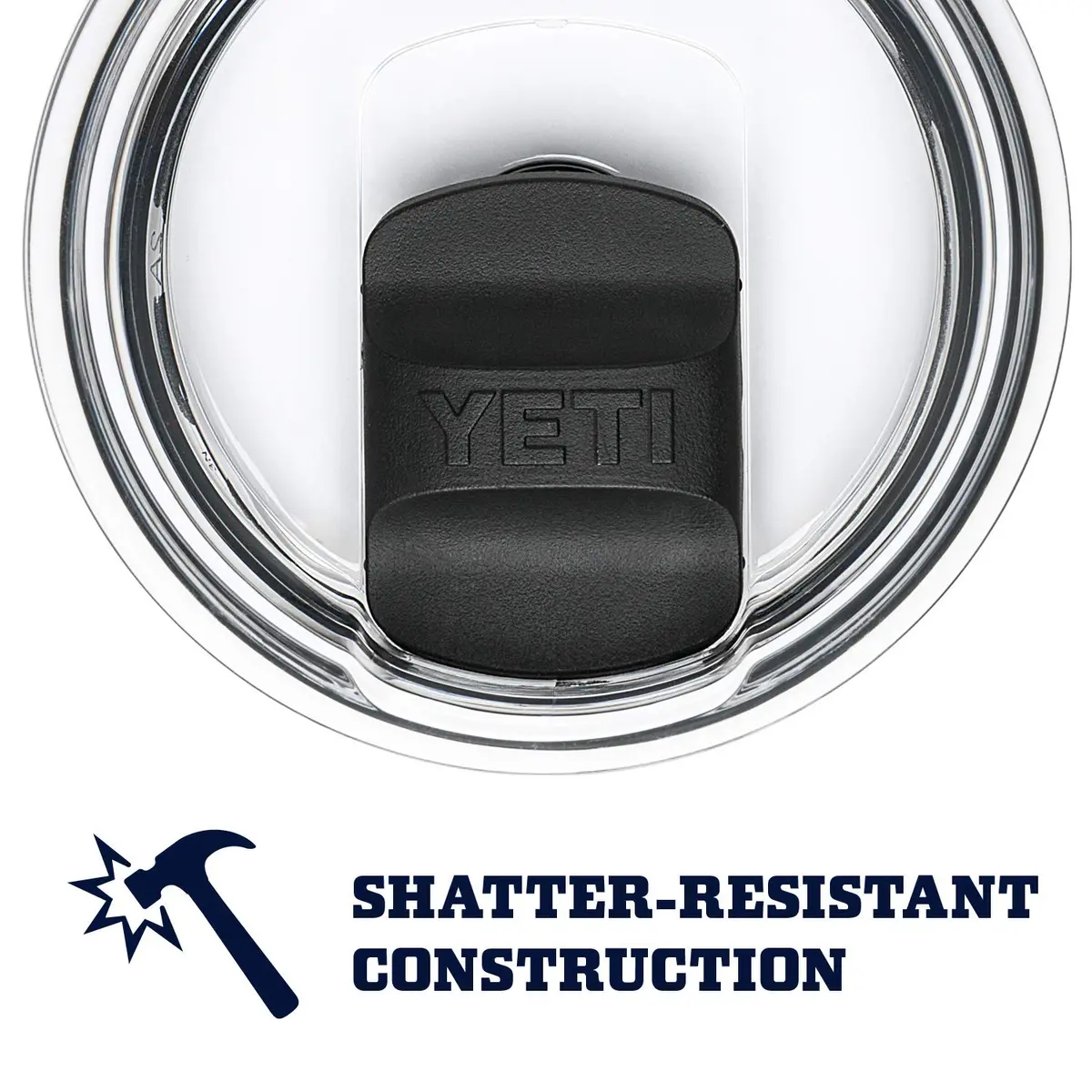 YETI Rambler 20 oz Tumbler with MagSlider Lid, Stainless Steel, Navy | Keeps Drinks Hot or Cold for Hours - view 6