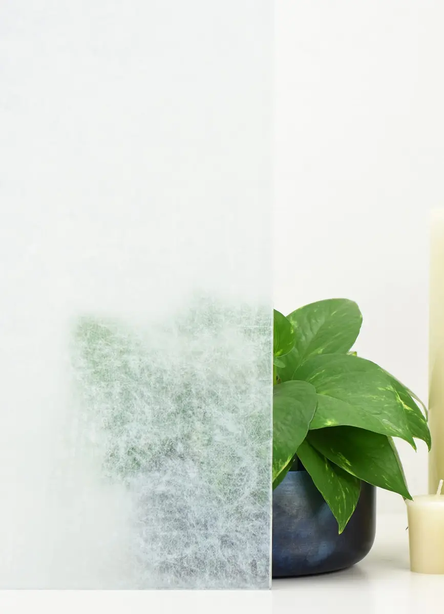 Fablon Rice Paper Window Film, White & Off-White | Organic Rice Paper Look, Self Stick, 9.68 Sq Ft - view 4