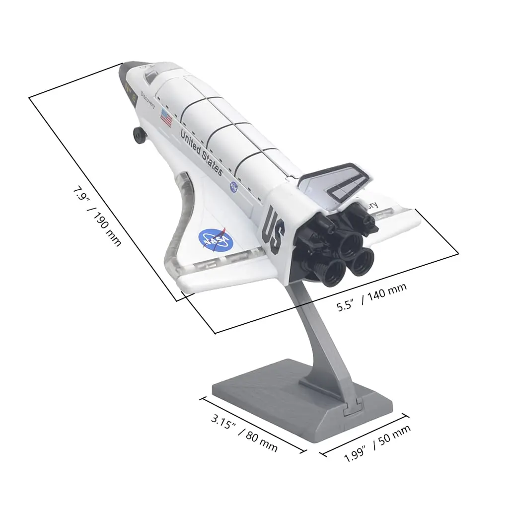 Ailejia Space Shuttle Scale Model Kit 20 cm (8") | Educational Toy for Kids - view 3