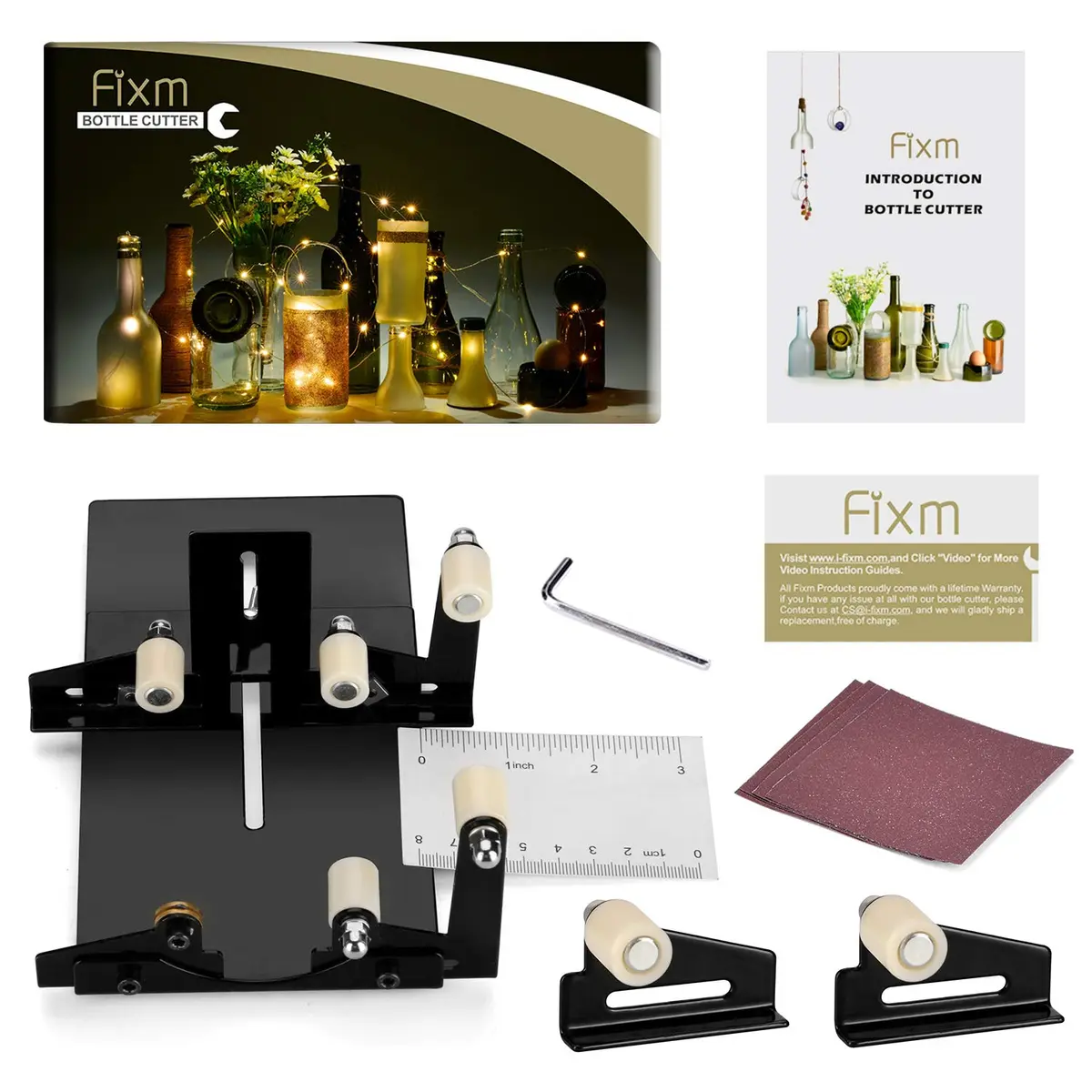 Fixm Glass Bottle Cutter for Square & Round Bottles | DIY Craft Tool (70-120 chars) - view 6